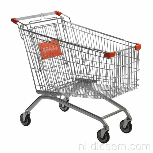 Supermarkt Hand Push Shopping Trolley
